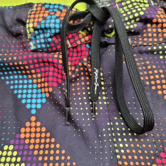 Maui and Sons Shorts Mens 2XL Geometric All Over Print Lined Casual Swim Beach - Picture 3 of 13